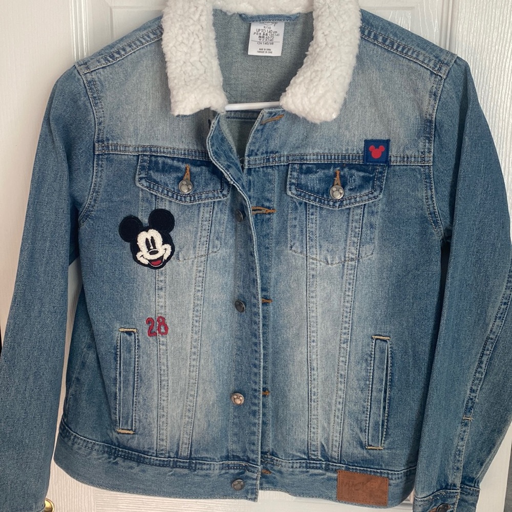 Kids size 9/10 Disney denim jacket NWOT